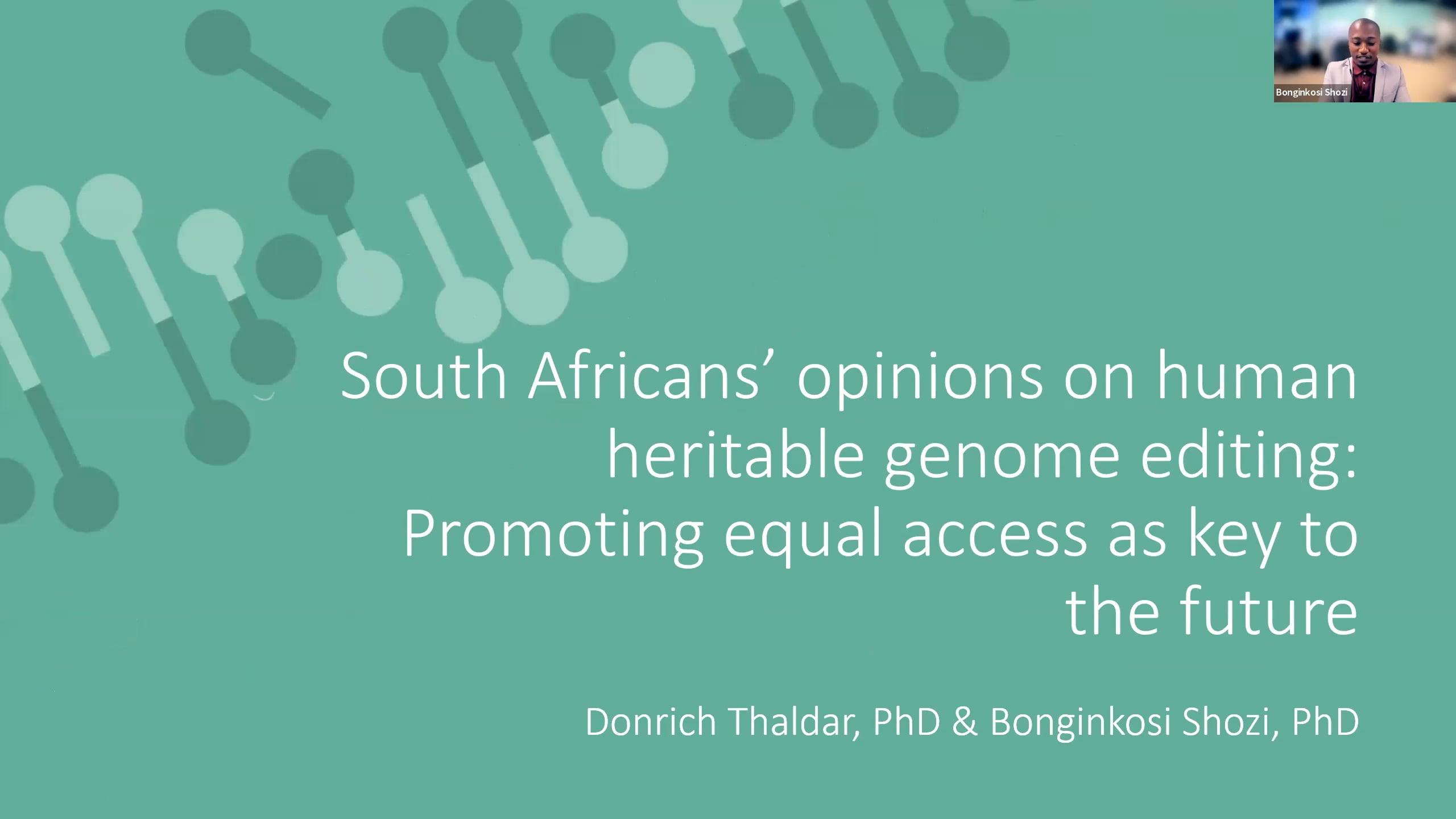 *ELSIcon2022 Late-Breaking: South Africans’ Opinions On Human Heritable ...