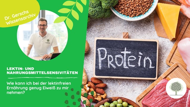 Wie kann ich bei der lektinfreien Ernährung genug Eiweiß zu mir nehmen? 