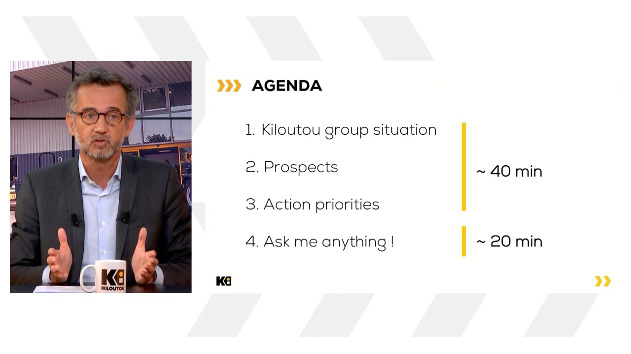 Prise de parole de dirigeant pour le Groupe Kiloutou