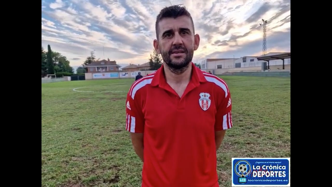MARCOS PIEDRAFITA (Entrenador Sabiñánigo)  CD Altorricón 1-1 AD Sabiñánigo / Jornada 1 / Regional Preferente Gr 1 / Fuente: CD Altorricón