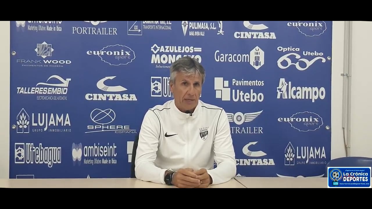JUAN CARLOS BELTRÁN (Entrenador Utebo) Utebo FC 1-0 CD Izarra / Jornada 4 / 2ª RFEF - Grupo 2 / Fuente: Facebook Utebo FC