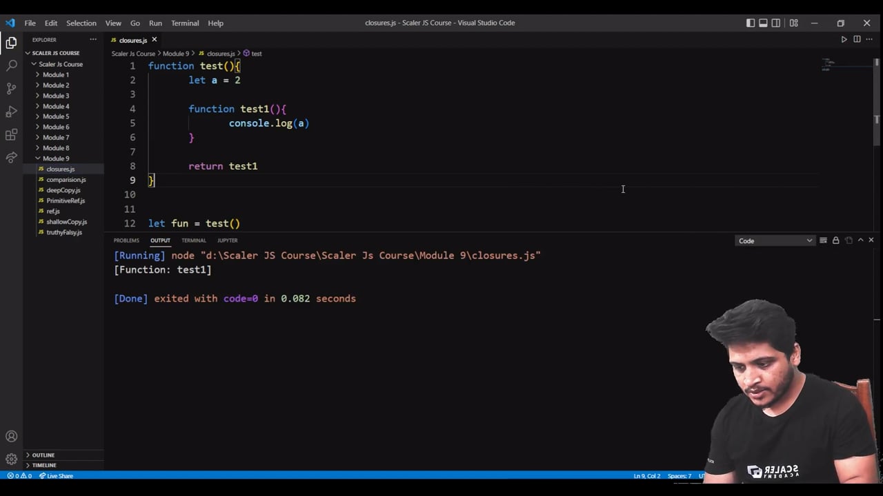 Closures in JavaScript