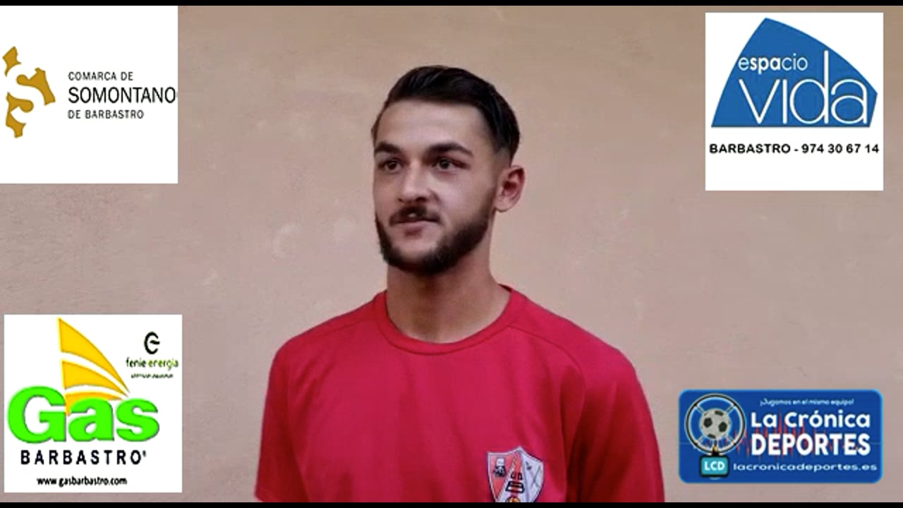 HUGO BAUTISTA (Jugador Barbastro) CD Calamocha 2-1 UD Barbastro / Jornada 3 / 3ª División