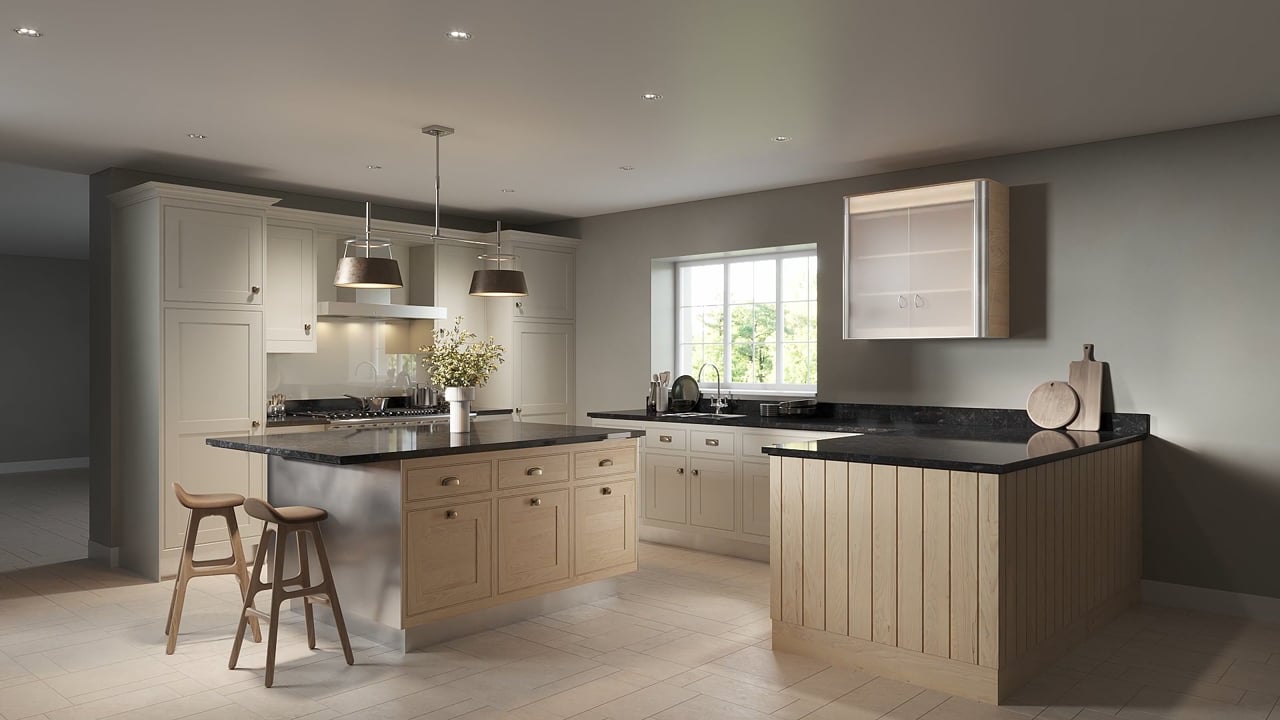 3D Animation of a Kitchen Cabinet