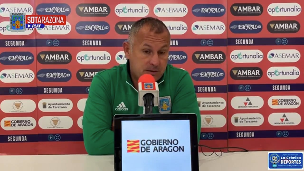 JAVI MORENO (Entrenador Tarazona) SD Tarazona 1-1 SD Beasain / Jornada 4 / 2ª RFEF - Grupo 2 / Fuente: Facebook SD Tarazona