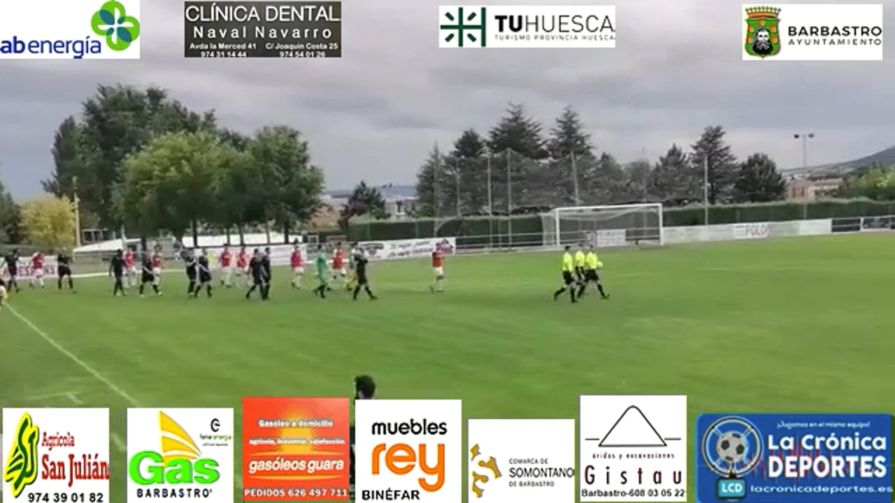 (RESUMEN y GOLES) CF Calamocha 2-1 UD Barbastro / Jornada 3 / 3ª División "Imágenes Adil Campo"