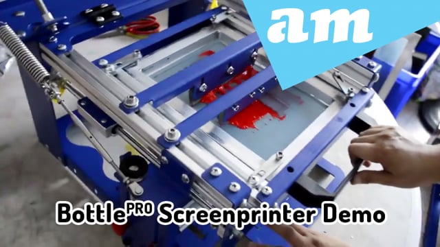 ScreenMaster Bottle-PRO Screen Printer Demonstration and Basic Operation Steps Explained