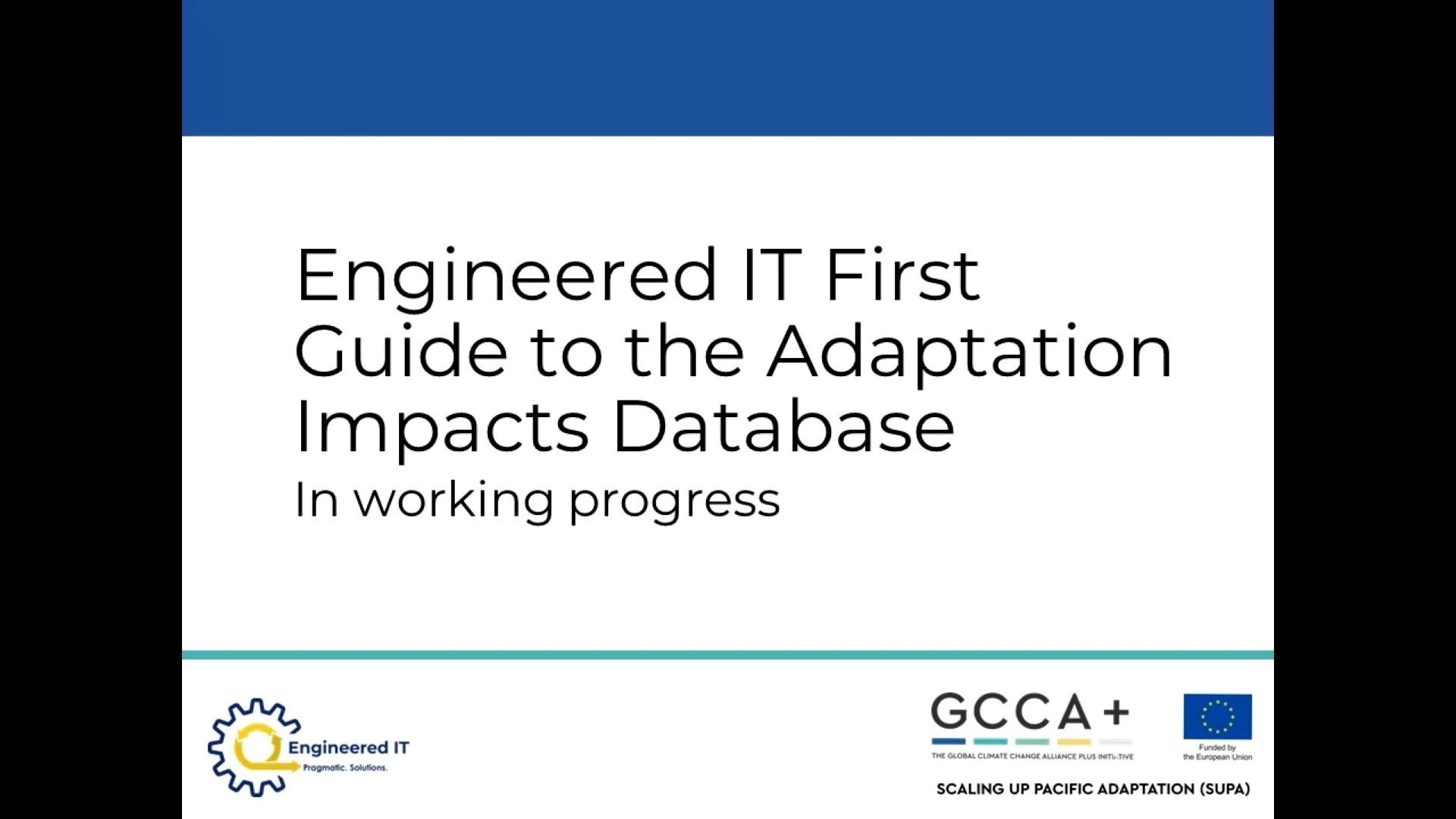 EIT Guide to the Adaptations Impacts Database on Vimeo