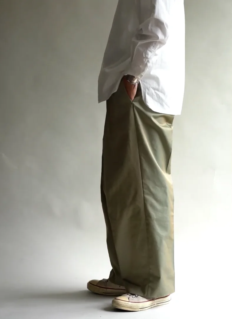 KICS DOCUMENT.（キクスドキュメント） GABARDINE DOUBLE TUCK