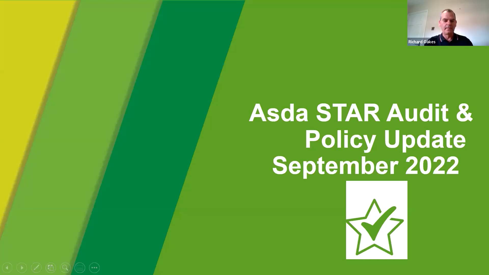 New Asda Star Audit Process & Policy Update on Vimeo