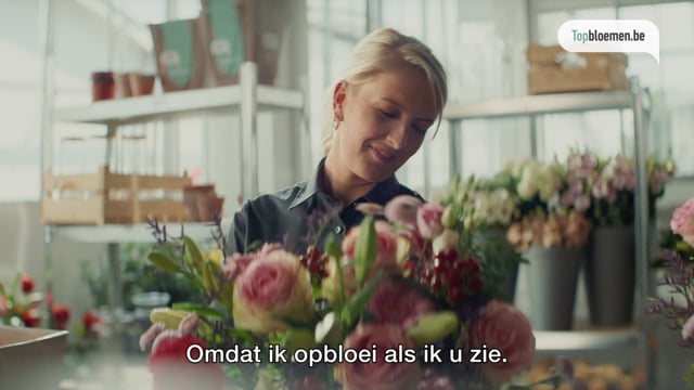 Wie verrast u met een boeket?