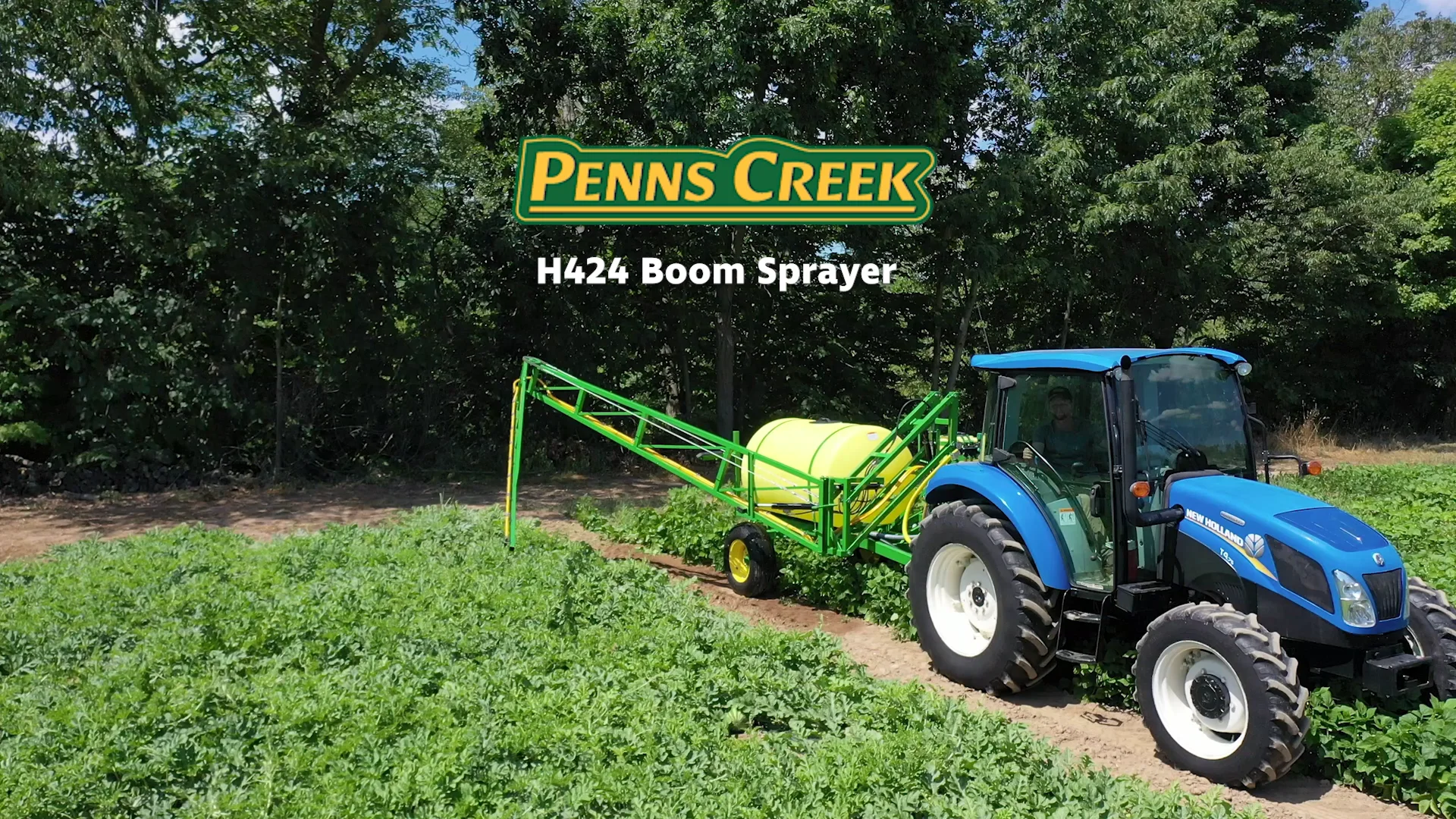 Penns Creek Welding Hydraulic Boom Sprayer on Vimeo