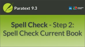 Spell Check Current Book