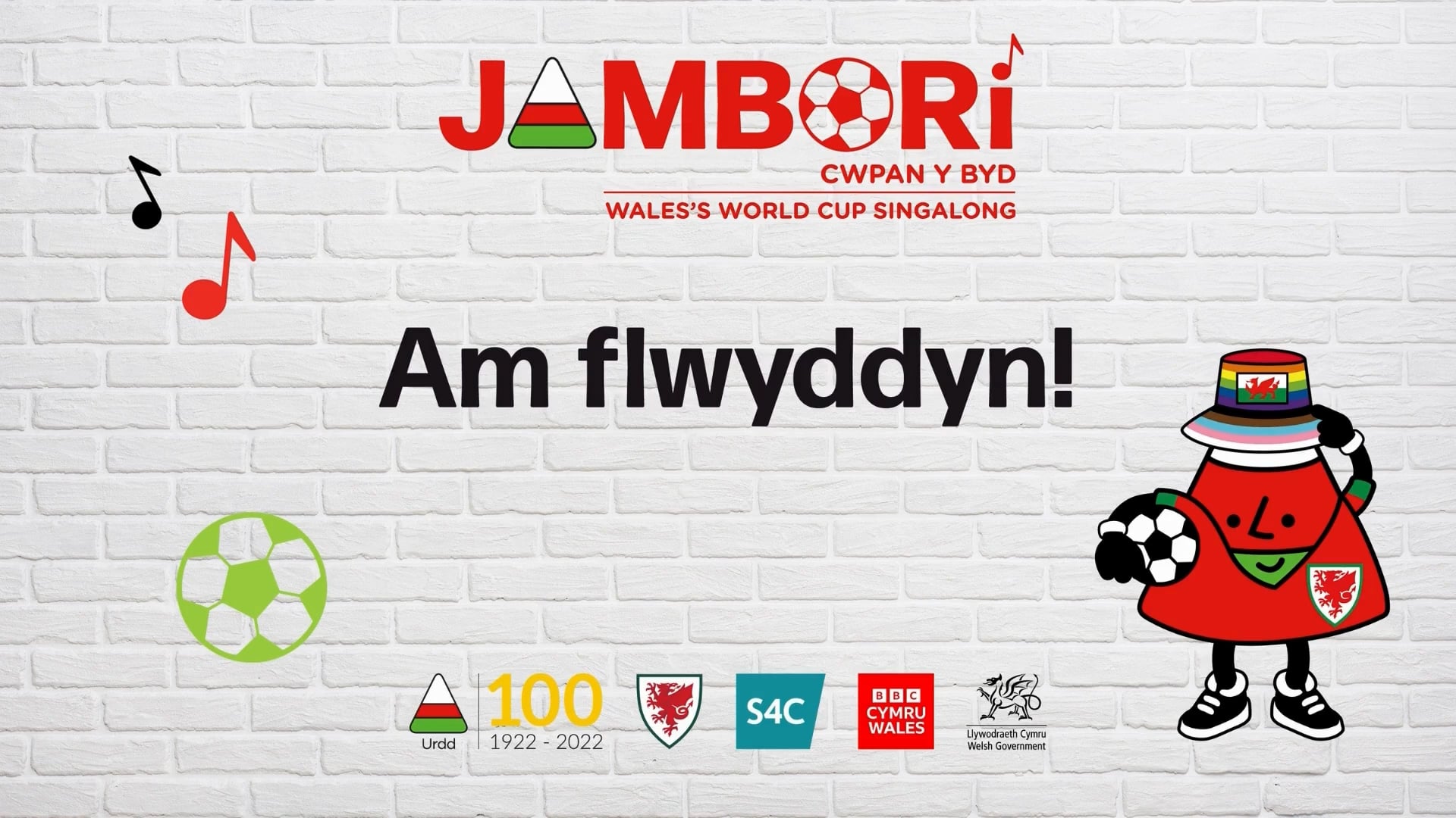 Am Flwyddyn - Jambori Cwpan y Byd