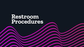 Restroom Procedures