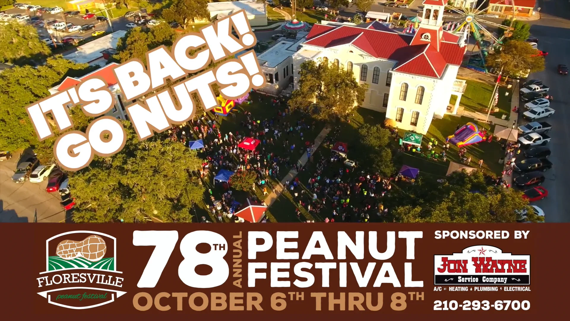 The Floresville Peanut Festival and Jon Wayne Service Company! October