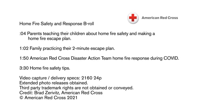 Home Fire Safety and Response B-roll