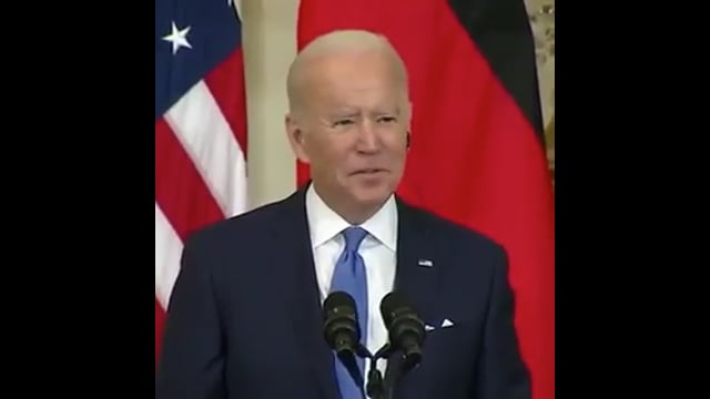 Le parole di Joe Biden sul Nord Stream