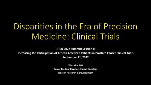 Disparities in the Era of Precision Medicine