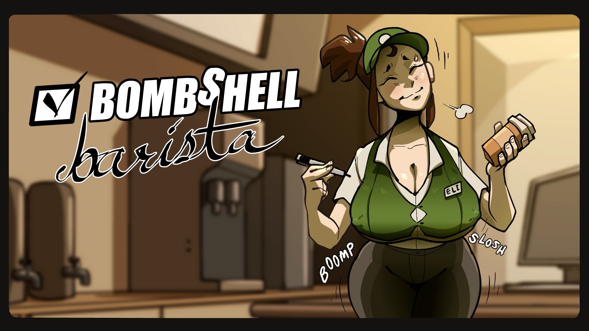 Bombshell barista by tailblazer