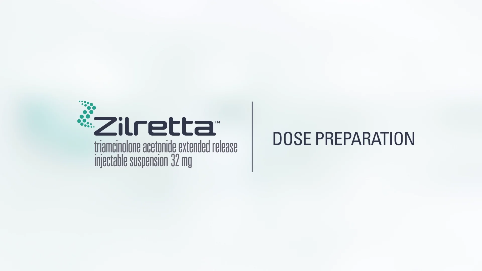 Zilretta Dose Preparation Video Updated on Vimeo