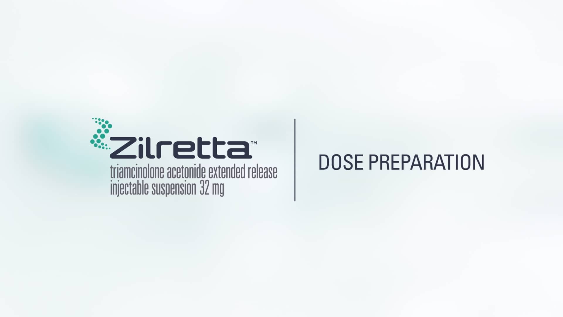 Zilretta Dose Preparation Video Updated on Vimeo