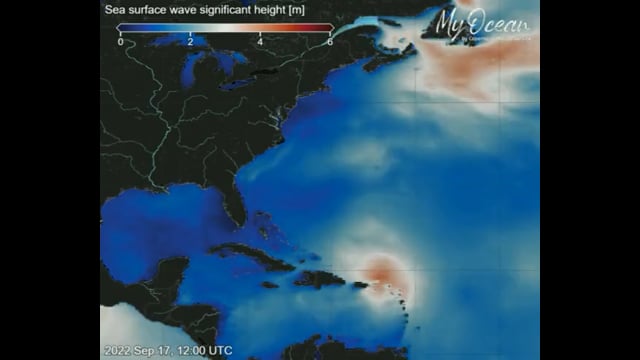 Il viaggio dell’uragano Fiona nell’Atlantico, onde fino a 6 metri