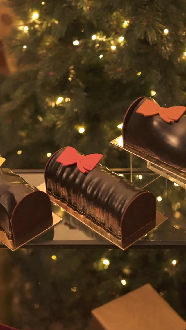 Sujets de Noël en chocolat noir et lait - Hadrien chocolatier