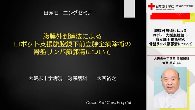 腹膜外到達法によるロボット支援腹腔鏡下前立腺全摘除術の骨盤リンパ節郭清について