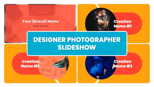 Designer Photographer Slideshow Template