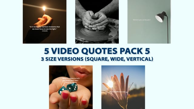 Video Quotes Pack 2