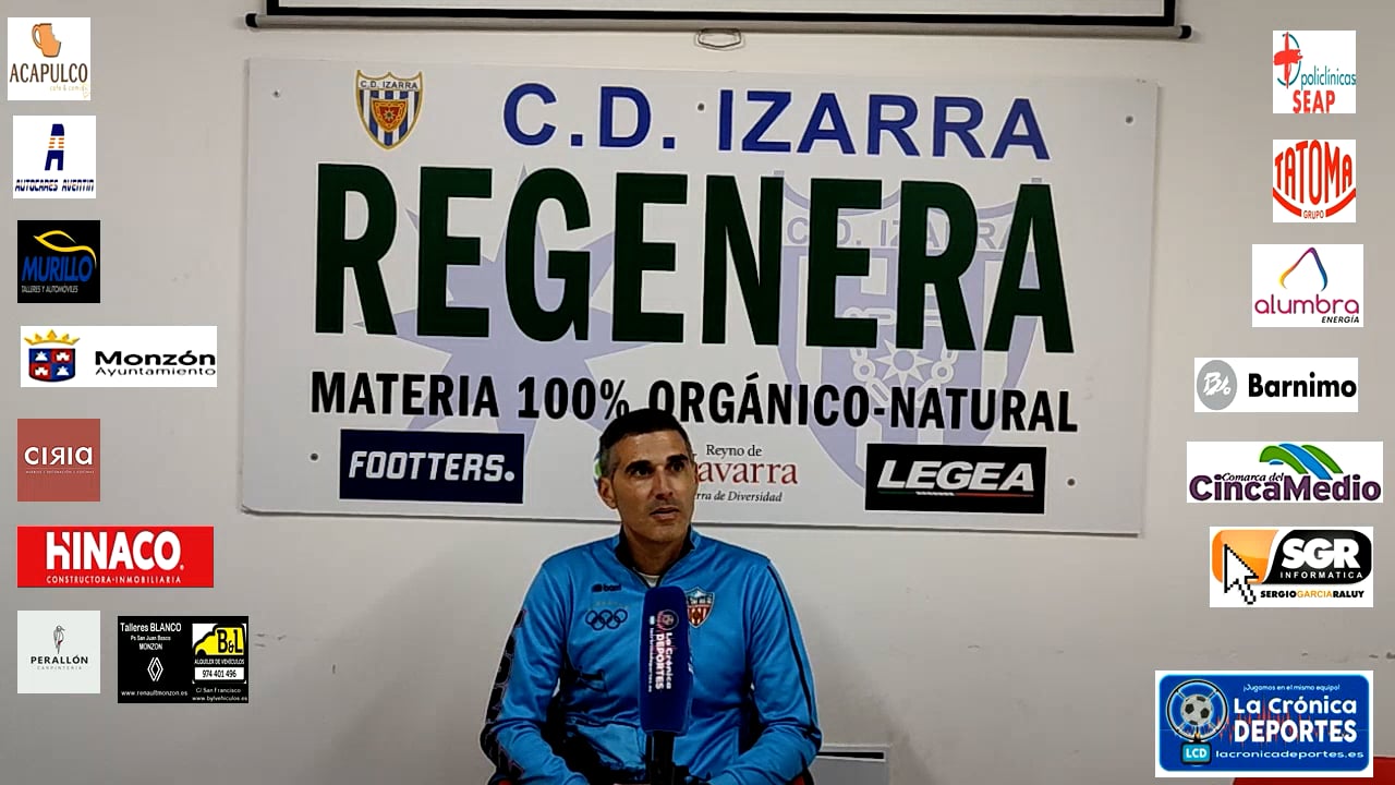 CRISTIAN ABAD (Entrenador Monzón) Izarra 2-0 At.Monzón Alumbra / Copa Federación