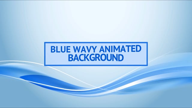 Blue Wavy Animated Background