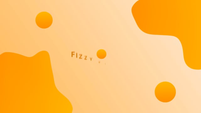 Fizzy Orange Animated Background