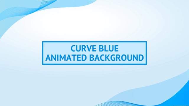 Curve Blue Animated Background