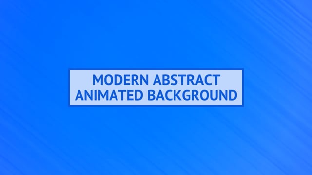 Modern Abstract Animated Background