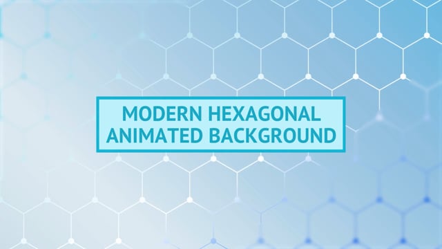 Modern Hexagonal Animated Background