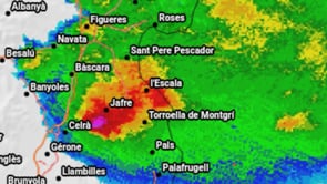 Arriben les primeres pluges de tardor a l'Escala