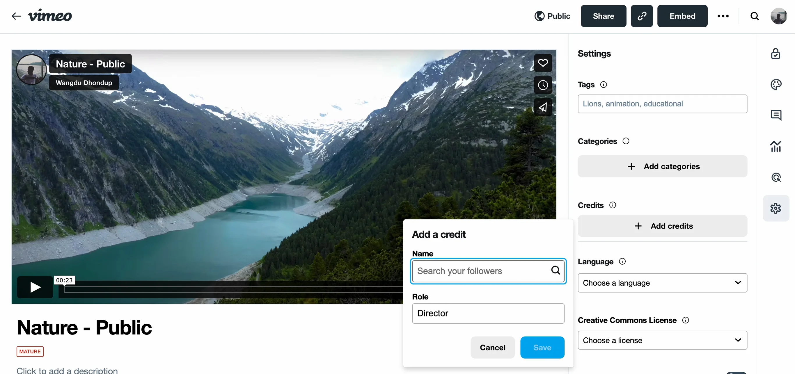 Nature - Public on Vimeo