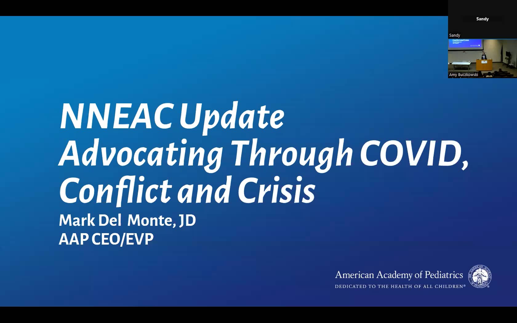 9-29-2022 - “AN UPDATE ON THE NATIONAL AMERICAN ACADEMY OF PEDIATRICS