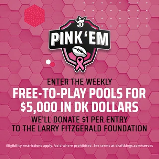 DraftKings Pink 'Em Contest Returns With Goal Of Raising $100,000