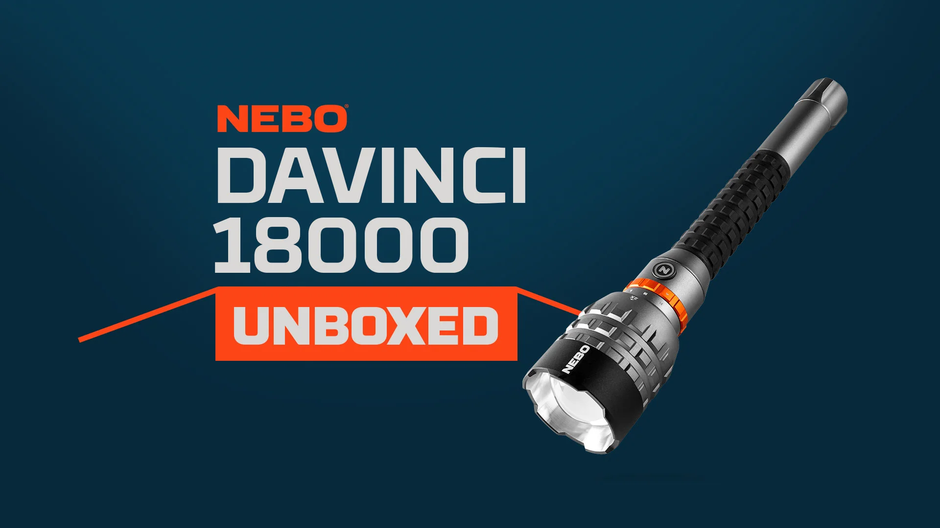 DAVINCI® 18000 Lumen Flashlight | NEBO's Brightest Flashlight