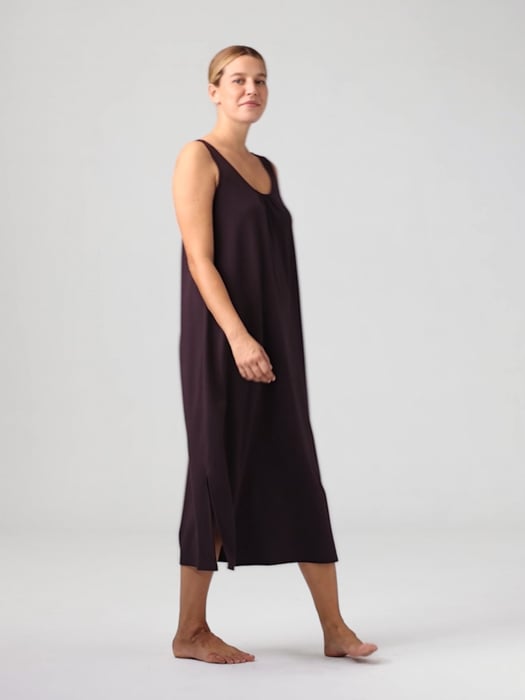 Organic Cotton Interlock Scoop Neck Sleep Dress