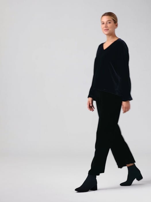Velvet V-Neck Top | EILEEN FISHER Velvet V-Neck Top | EILEEN FISHER