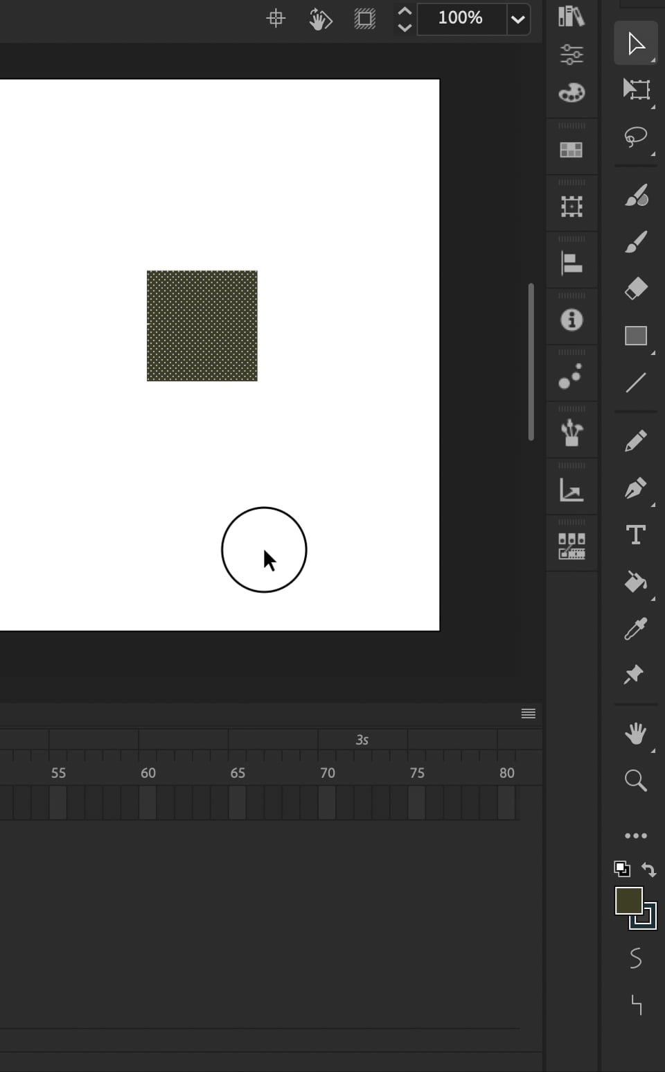 adobe animate pixelated brush