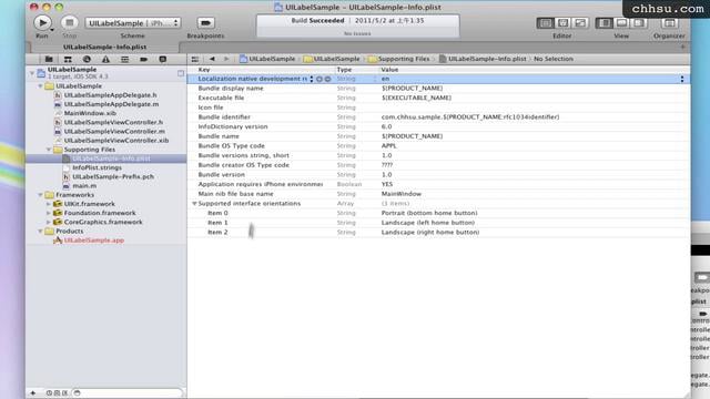004 - Xcode and Property List (plist) - part 1 on Vimeo