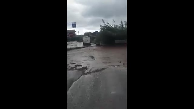 Maltempo a Formia: strade allagate