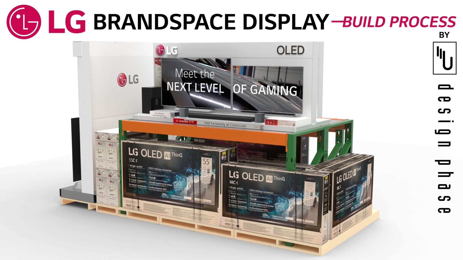 LG Costco Brandspace Display - Build Process