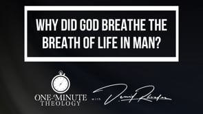 Why did God breathe the breath of life in man?