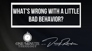What's wrong with a little bad behavior?